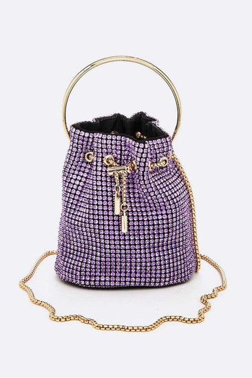 Oversize Rhinestone Iconic Bucket Bag - Rebel K Collective