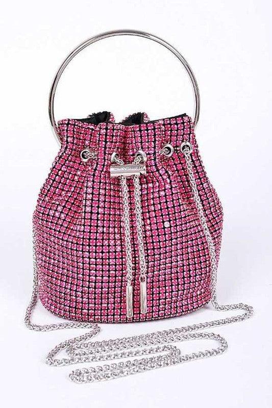 Oversize Rhinestone Iconic Bucket Bag - Rebel K Collective