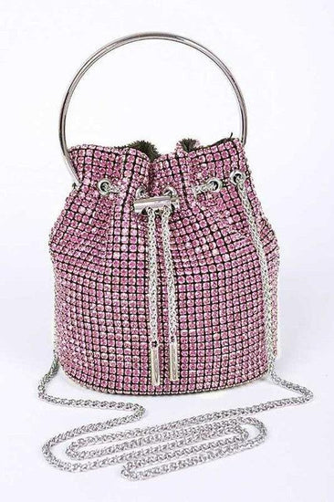 Oversize Rhinestone Iconic Bucket Bag - Rebel K Collective