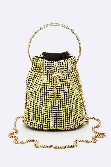 Oversize Rhinestone Iconic Bucket Bag - Rebel K Collective