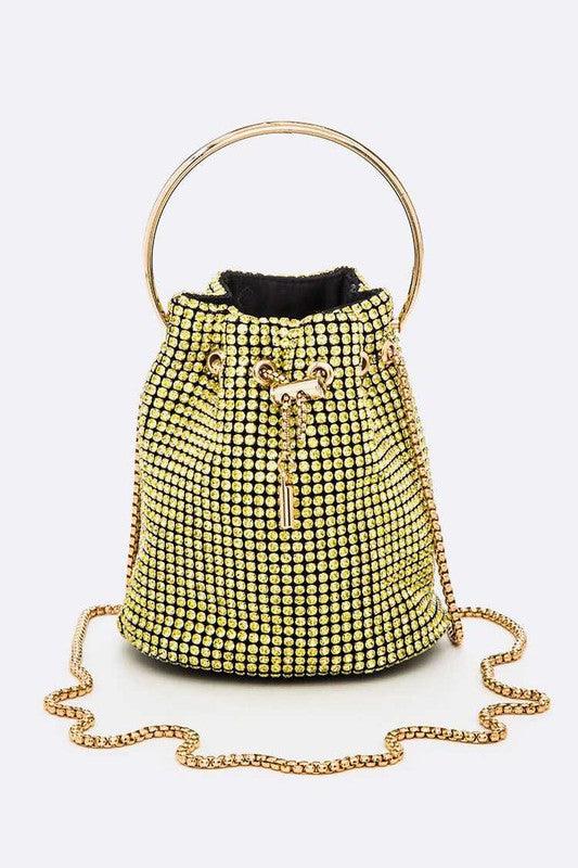 Oversize Rhinestone Iconic Bucket Bag - Rebel K Collective