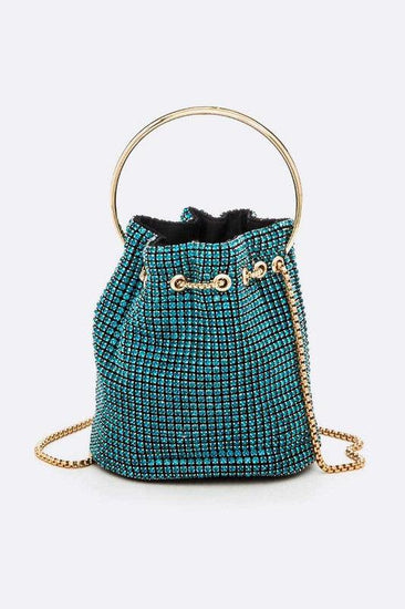 Oversize Rhinestone Iconic Bucket Bag - Rebel K Collective