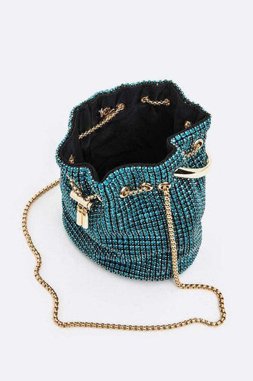 Oversize Rhinestone Iconic Bucket Bag - Rebel K Collective