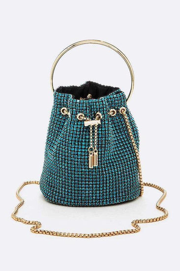 Oversize Rhinestone Iconic Bucket Bag - Rebel K Collective