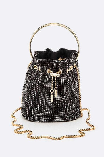 Oversize Rhinestone Iconic Bucket Bag - Rebel K Collective