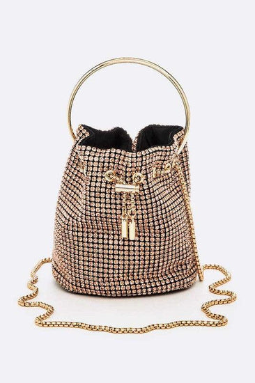 Oversize Rhinestone Iconic Bucket Bag - Rebel K Collective