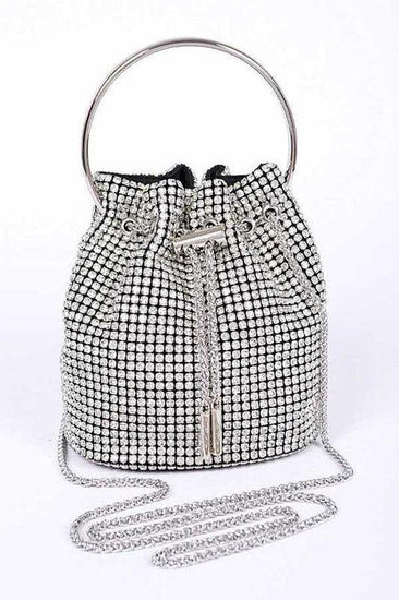 Oversize Rhinestone Iconic Bucket Bag - Rebel K Collective