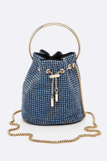 Oversize Rhinestone Iconic Bucket Bag - Rebel K Collective