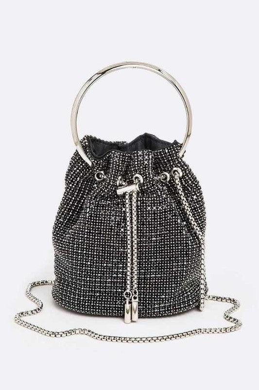 Oversize Rhinestone Iconic Bucket Bag - Rebel K Collective