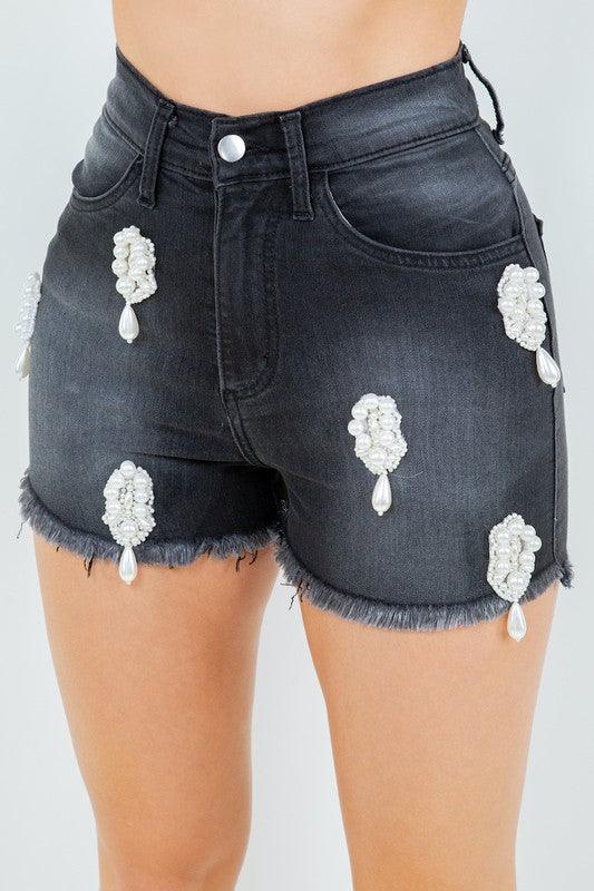 Pearl Denim Short - Rebel K Collective