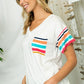 PLUS MULTI STRIPE MIXED BOXY TOP - Rebel K Collective