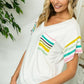 PLUS MULTI STRIPE MIXED BOXY TOP - Rebel K Collective