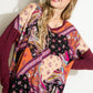 PLUS PAISLEY MIXED BOXY TOP - Rebel K Collective