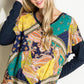 PLUS PAISLEY MIXED BOXY TOP - Rebel K Collective