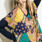 PLUS PAISLEY MIXED BOXY TOP - Rebel K Collective