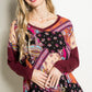 PLUS PAISLEY MIXED BOXY TOP - Rebel K Collective