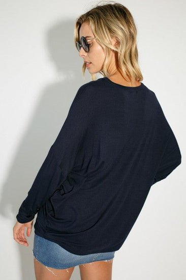 PLUS SEQUENCE POCKET DOLMAN SL TOP - Rebel K Collective