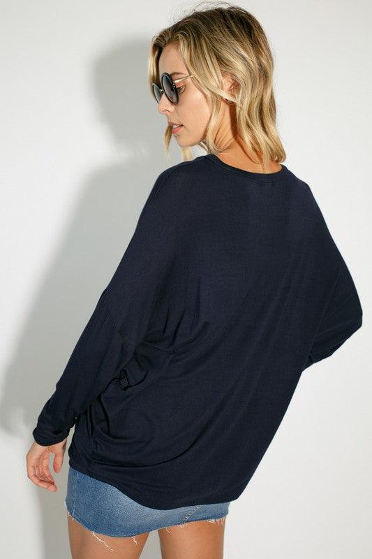 PLUS SEQUENCE POCKET DOLMAN SL TOP - Rebel K Collective