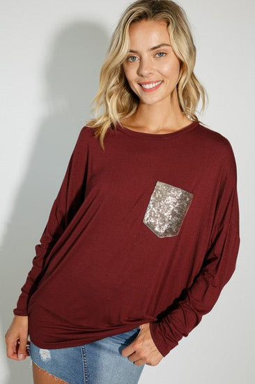 PLUS SEQUENCE POCKET DOLMAN SL TOP - Rebel K Collective