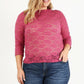 Plus Size Sheer Lace Fitted Top - Rebel K Collective