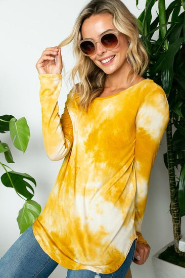 PLUS TIE DYE ONE SHOULDER TOP - Rebel K Collective