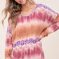 PLUS TIE DYE PRINT BOXY TOP - Rebel K Collective