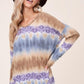 PLUS TIE DYE PRINT BOXY TOP - Rebel K Collective