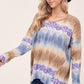 PLUS TIE DYE PRINT BOXY TOP - Rebel K Collective