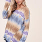 PLUS TIE DYE PRINT BOXY TOP - Rebel K Collective