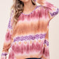 PLUS TIE DYE PRINT BOXY TOP - Rebel K Collective