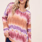 PLUS TIE DYE PRINT BOXY TOP - Rebel K Collective