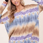 PLUS TIE DYE PRINT BOXY TOP - Rebel K Collective