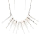 Quartz Metal Bar Statement Necklace Set - Rebel K Collective