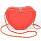 Quilted Heart Shape Swing Crossbody Bag - Rebel K Collective