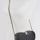 Quilted Heart Shape Swing Crossbody Bag - Rebel K Collective