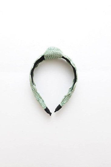 Raffia Crochet Trim Headband - Rebel K Collective