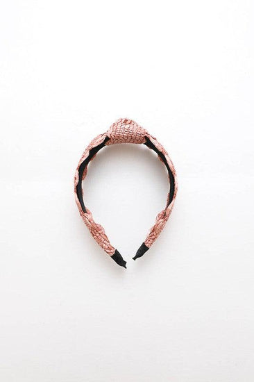 Raffia Crochet Trim Headband - Rebel K Collective