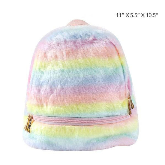 RAINBOW UNICORN PLUSH BACKPACK - Rebel K Collective