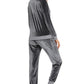 Round Neck Long Sleeve Loungewear Set with Pockets - Rebel K Collective