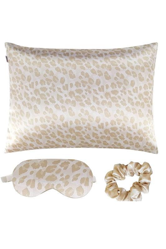 Satin Pillowcase Sleep Mask Scrunchie Gift Set - Rebel K Collective