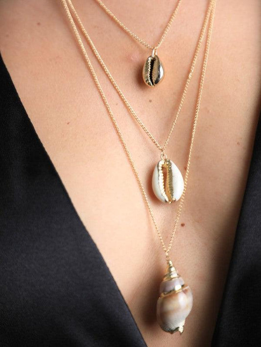 SHELL LAYERED NECKLACE - Rebel K Collective
