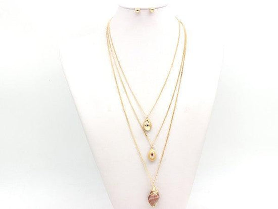 SHELL LAYERED NECKLACE - Rebel K Collective