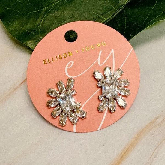 Shine Crusted Jewel Stud Earrings - Rebel K Collective