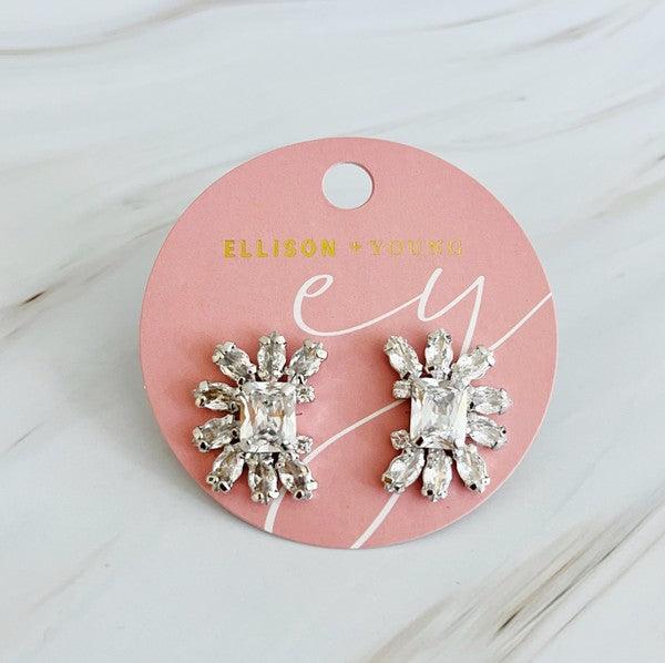 Shine Crusted Jewel Stud Earrings - Rebel K Collective