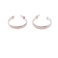 SMALL MEDIUM HALF HOOP STUD EARRINGS - Rebel K Collective