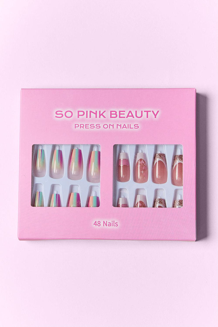 SO PINK BEAUTY Press On Nails 2 Packs - Rebel K Collective