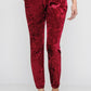 SOLID ICE VELVET JOGGERS CASUAL PANTS - Rebel K Collective