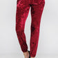 SOLID ICE VELVET JOGGERS CASUAL PANTS - Rebel K Collective