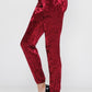 SOLID ICE VELVET JOGGERS CASUAL PANTS - Rebel K Collective