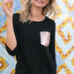 SOLID SEQUENCE POCKET TUNIC TOP - Rebel K Collective